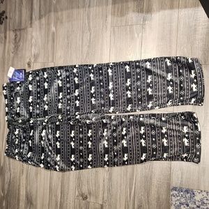 NWT Property of Bottoms Out est. 1983 MooseMen's sz XL cozy mink fleece …